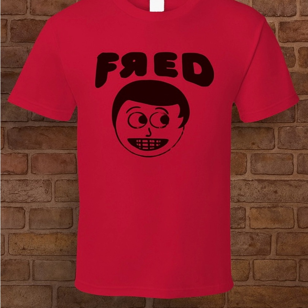 Fred Figglehorn Red Graphic T-Shirt
